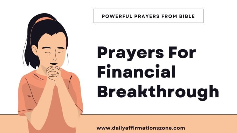 Prayers For Financial Breakthrough