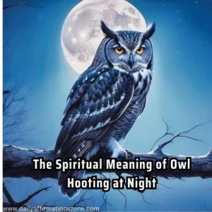 Meaning of Owl Hooting at Night