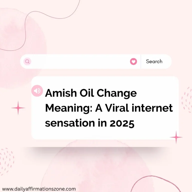 Amish Oil Change Meaning: A Viral internet sensation in 2025