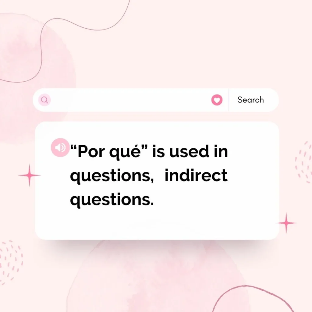 Por Qué Meaning